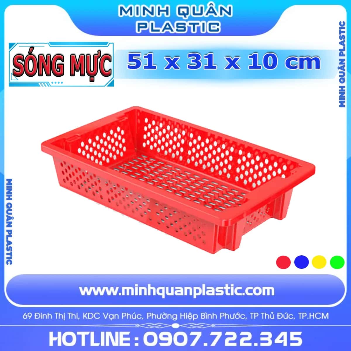 Sóng Nhựa Đựng Mực