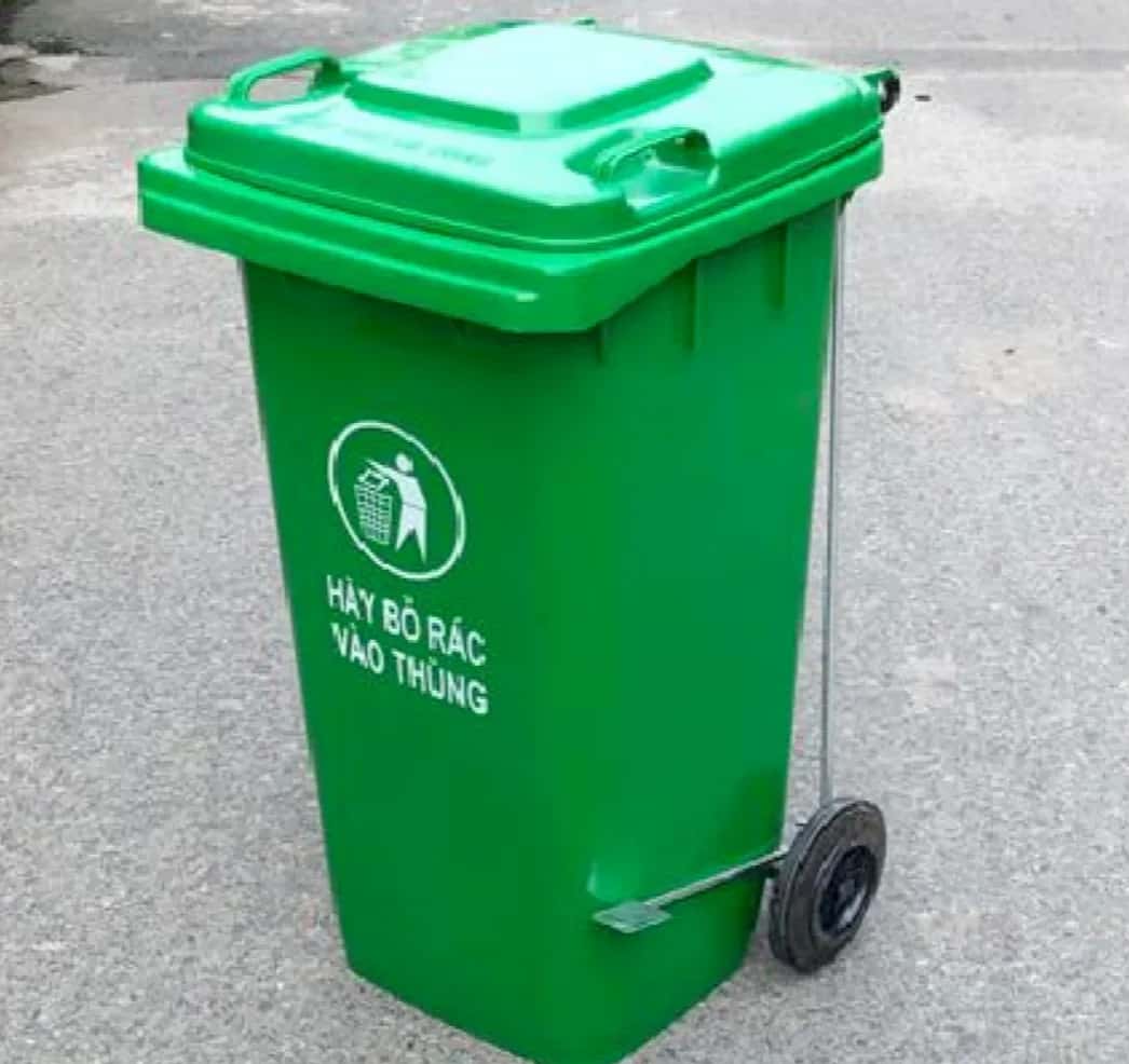 Thùng Rác Đạp Chân 120 Lít