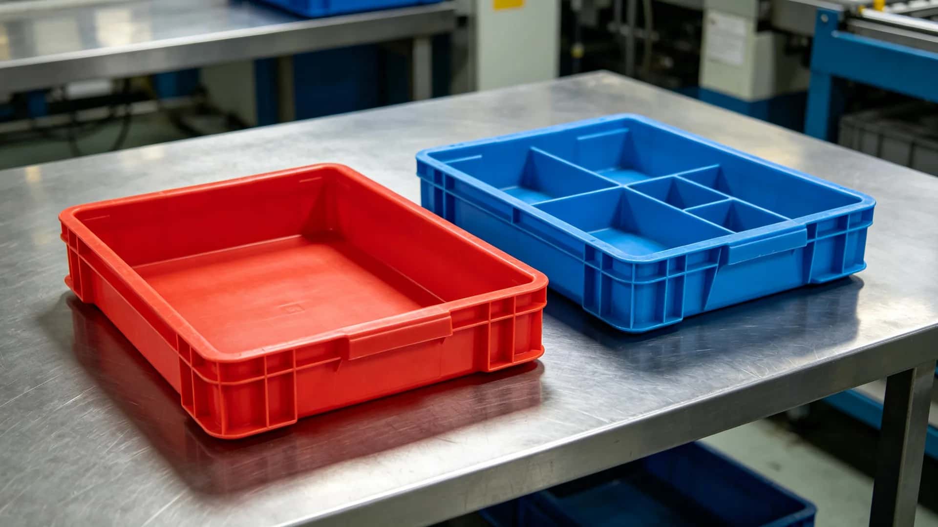 Closed Plastic Crates and Solid Plastic Bins: Which to Choose for Your Production Line