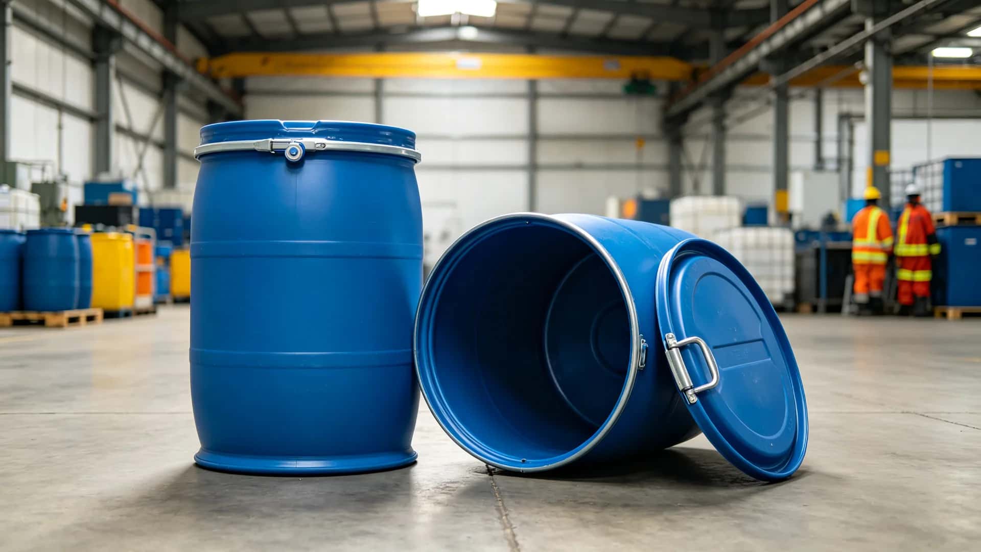 Thùng phuy nhựa 200L: nắp liền hay nắp mở, chọn theo nhu cầu nào