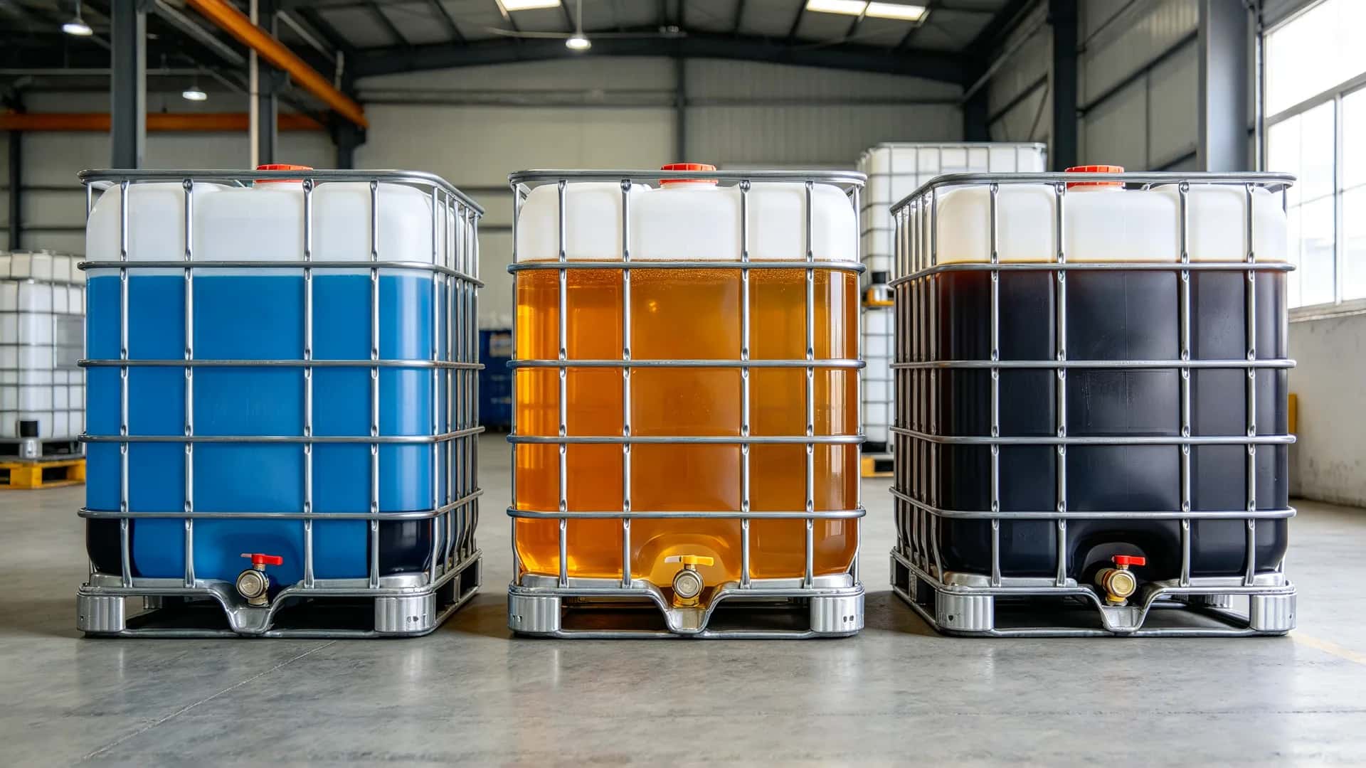 Tank nhựa IBC 1000L khung thép dùng cho ngành nào