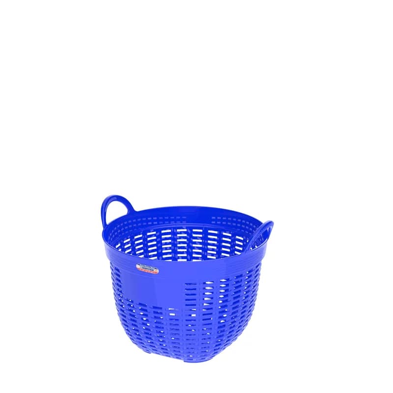 Small Woven Plastic Basket-2