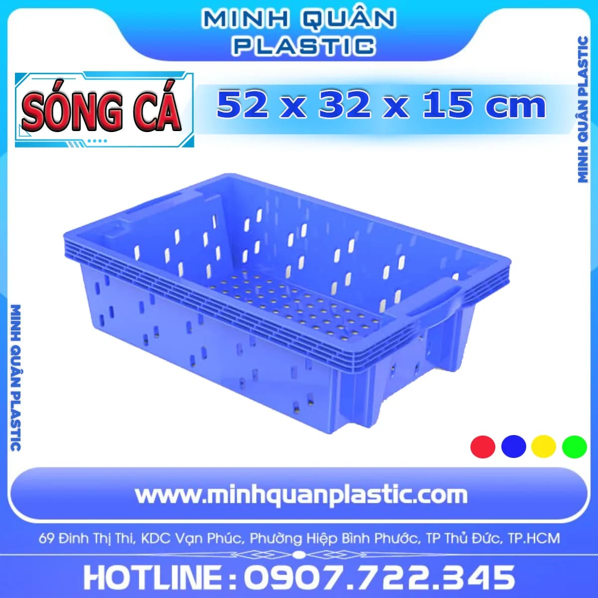 Plastic Crate for Fish-2