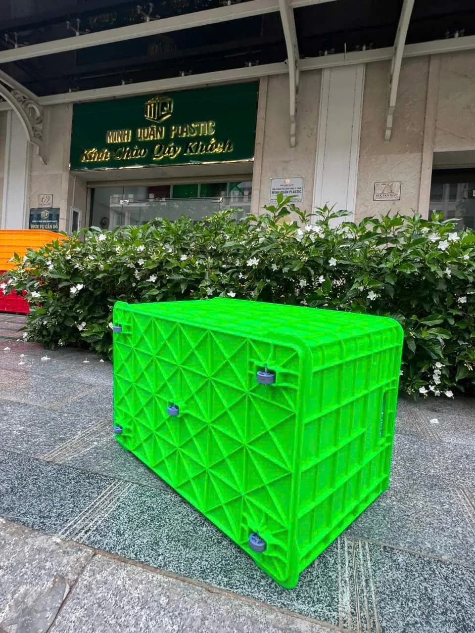 Sóng Nhựa Bít 4T5 Có Bánh Xe-3