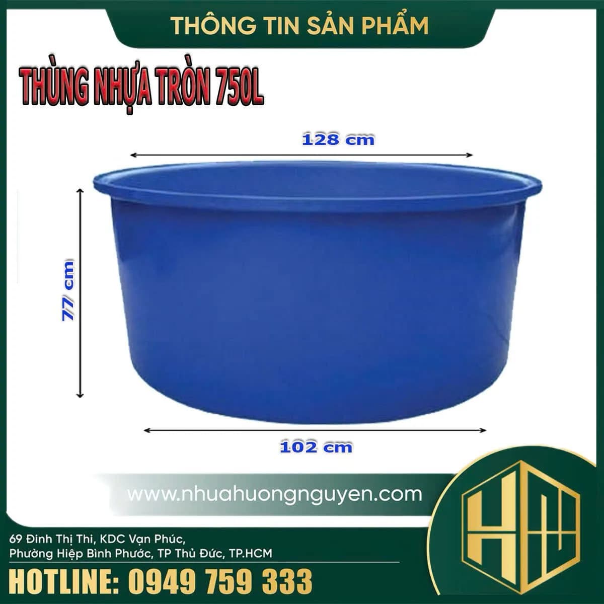 Thùng Nhựa Tròn-5