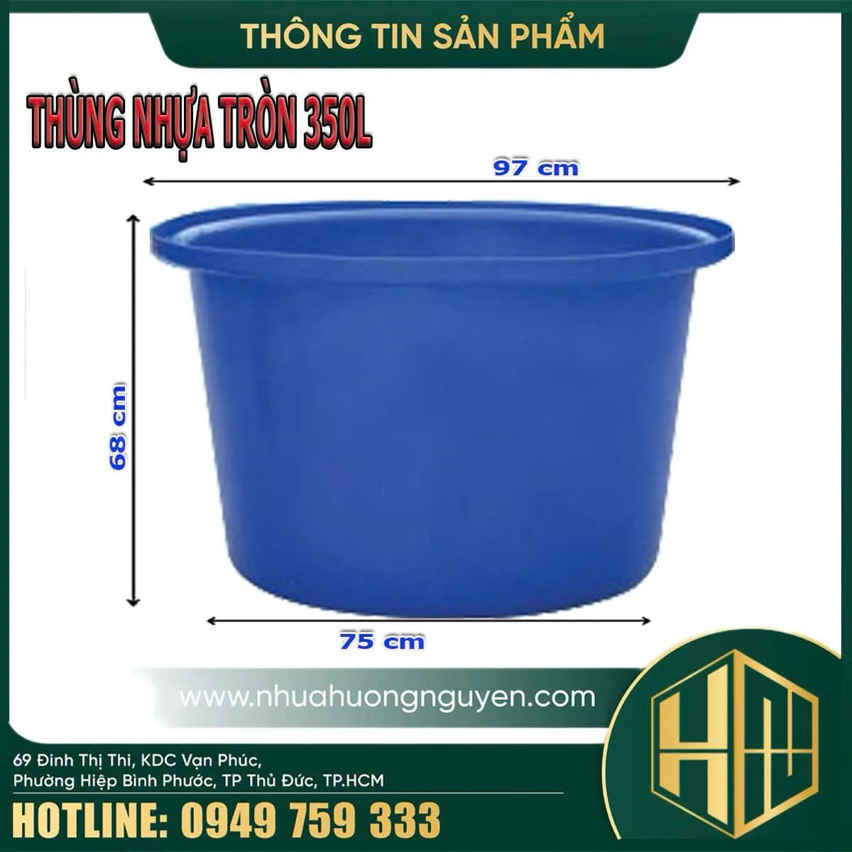 Thùng Nhựa Tròn-3