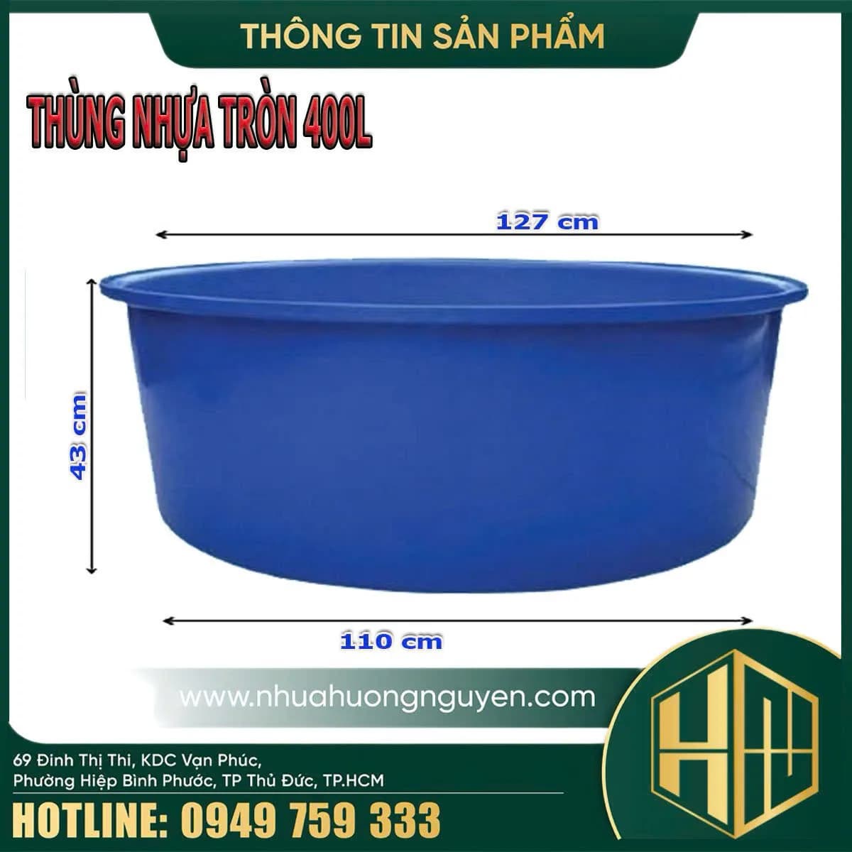 Thùng Nhựa Tròn-4