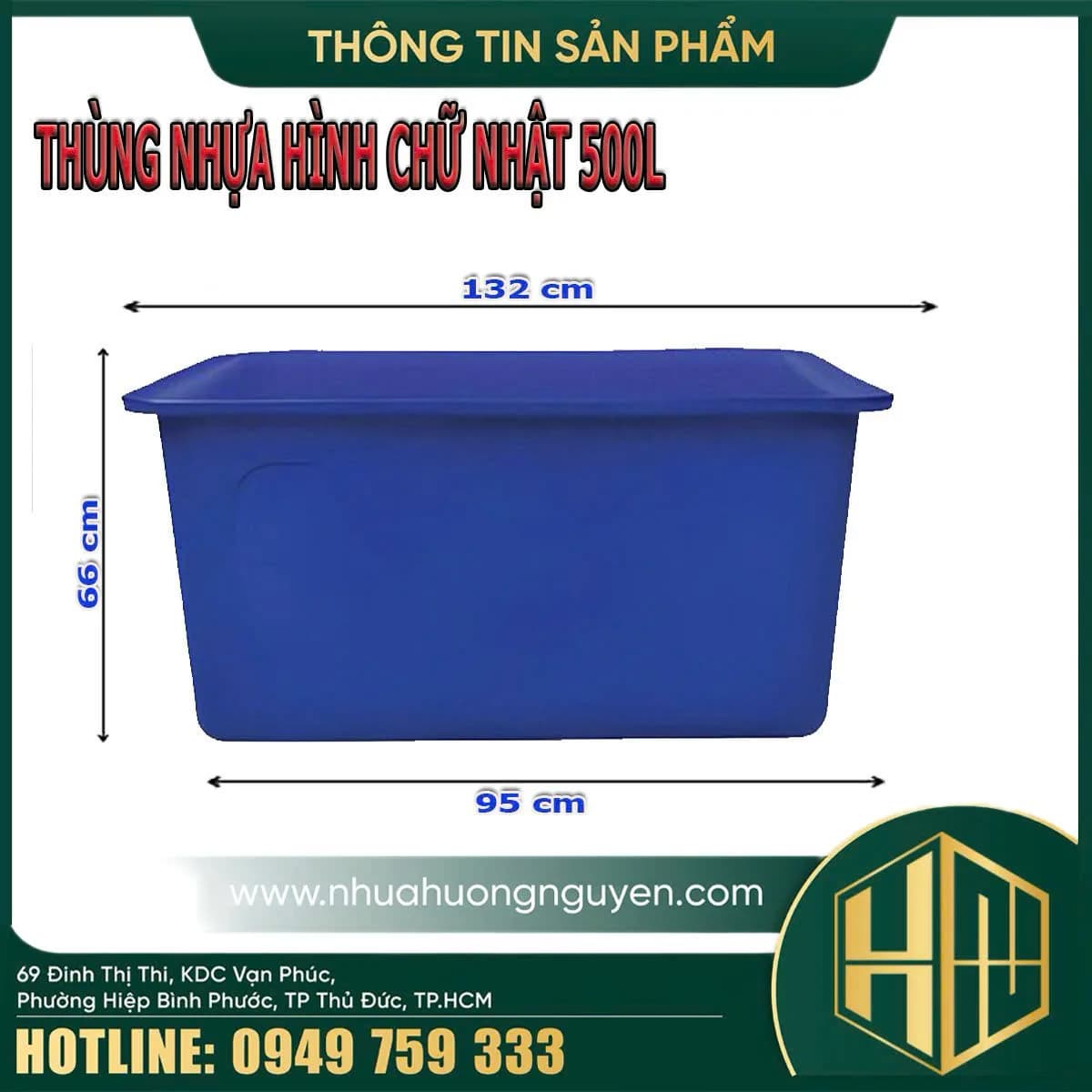 Thùng Nhựa Chữ Nhật-4