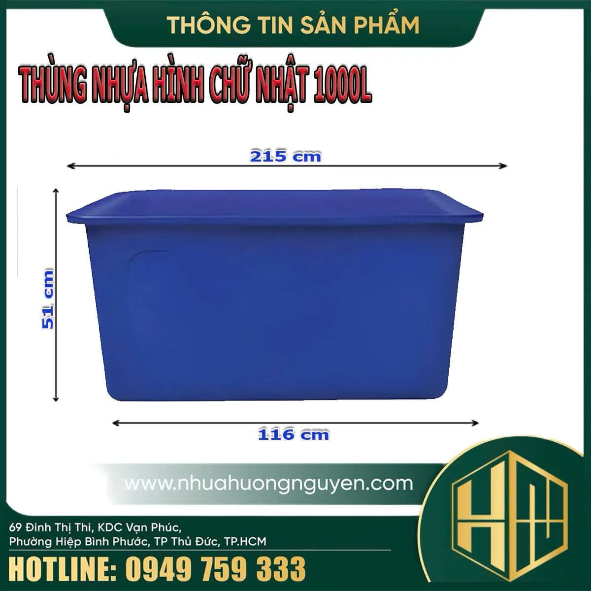 Thùng Nhựa Chữ Nhật-6