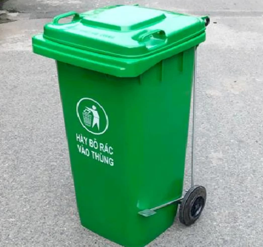 Thùng Rác Đạp Chân 120 Lít