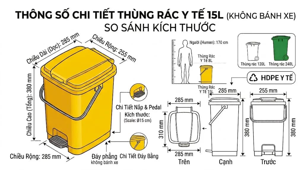 15-Liter Medical Waste Bin-2