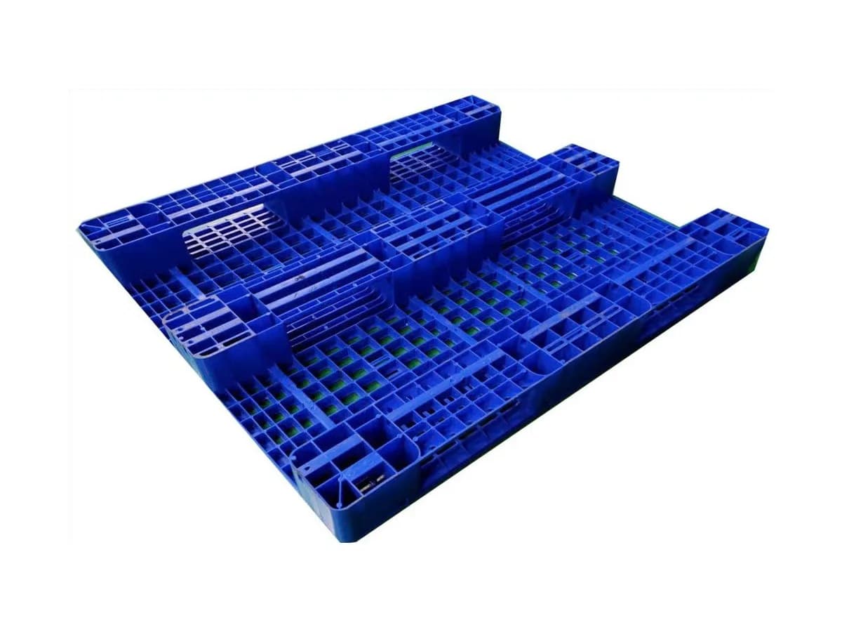 3-Leg Plastic Pallet with Grid Top-2