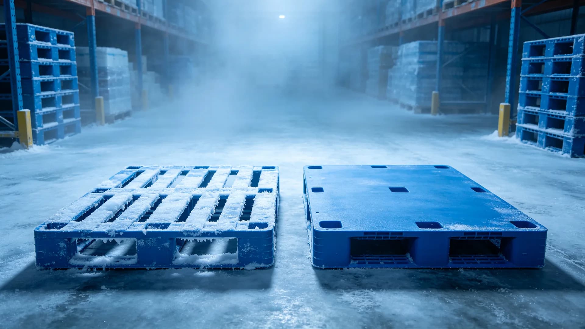 Pallet nhựa cho kho lạnh: những điểm cần lưu ý