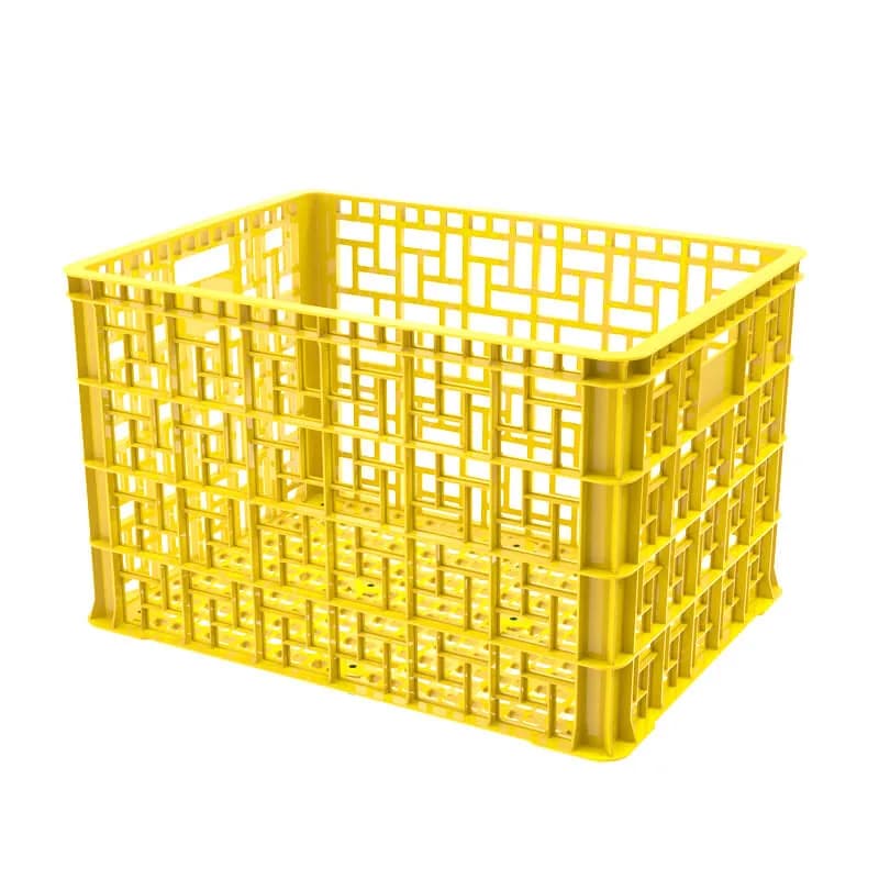 Ventilated Crate 3T9 - Yellow