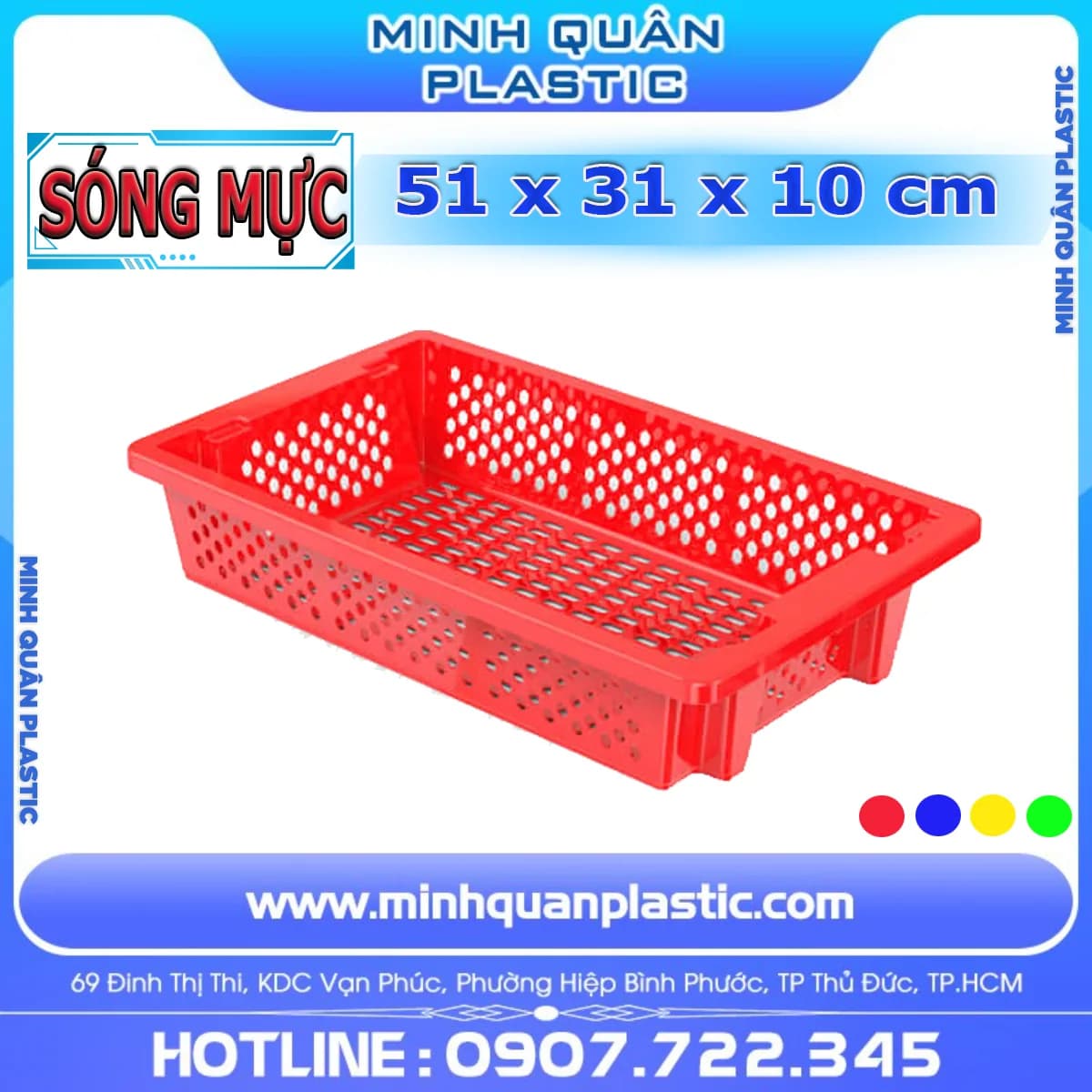 Plastic Crate for Squid