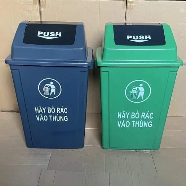 40-Liter Swing Lid Waste Bin