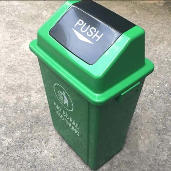 60-Liter Swing Lid Waste Bin