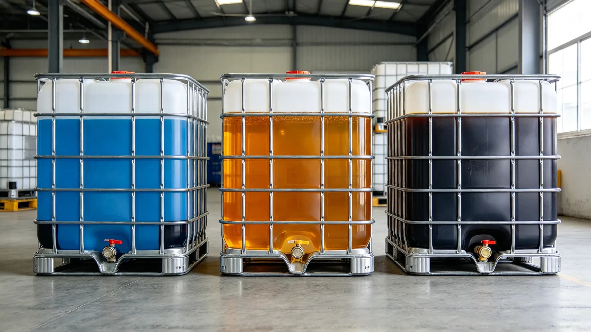 Tank nhựa IBC 1000L khung thép dùng cho ngành nào