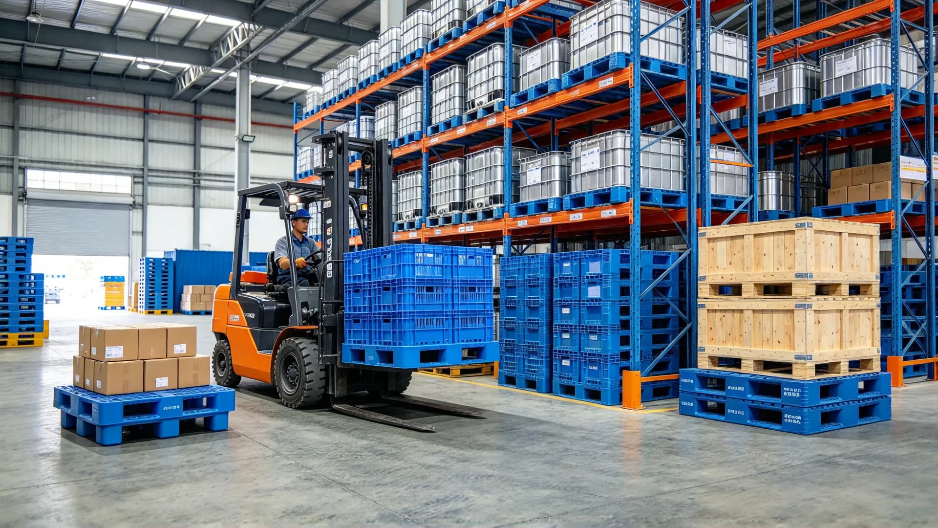 Pallet nhựa chân cốc, 3 chân, 9 chân, chữ thập: khác nhau ở đâu, chọn loại nào