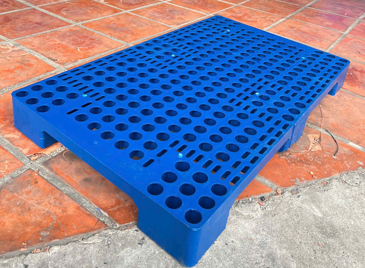 Pallet Nhựa Lót Sàn 1000x600x100 mm-3
